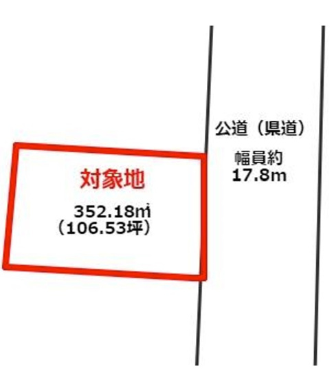 【土地図】 |  熊本市西区小島上町　土地　106.53坪