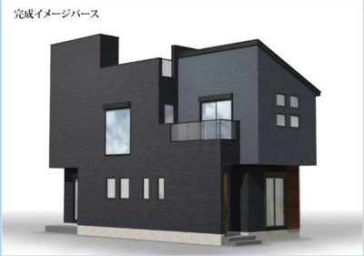 【外観パース】 | 海老名市下今泉4丁目 新築戸建て 全1棟　【仲介手数料無料】 | 【仲介手数料無料でご紹介可能です】大樹不動産