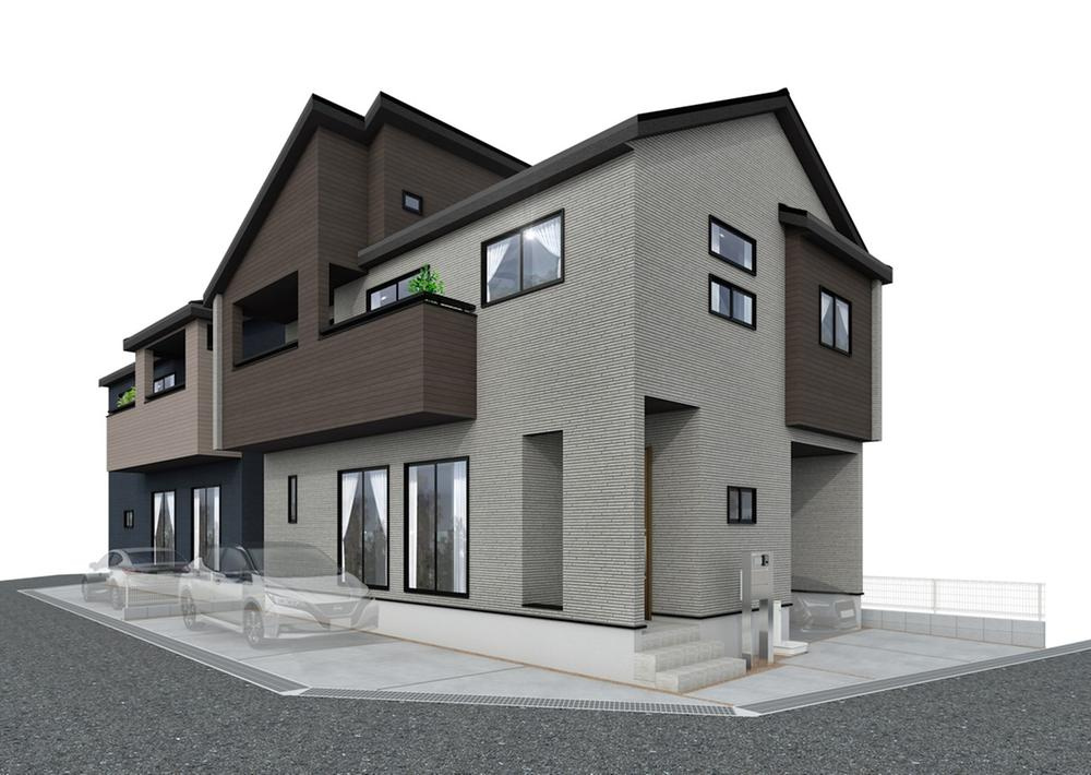 ブルーミングガーデン　岡山市中区竹田【仲介手数料無料】の外観パース