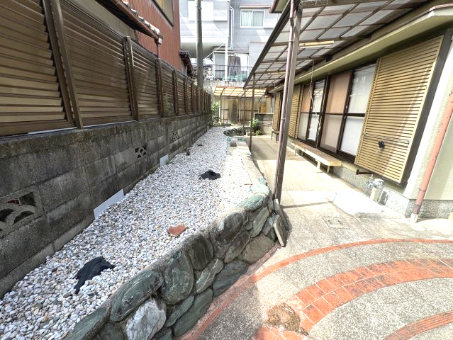 熊取町大久保南4丁目　中古戸建の庭