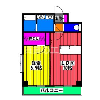 【間取り】 | ベルパークⅡ | ベルパークⅡの間取り