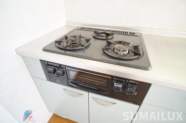 熊本市南区近見４丁目の賃貸マンションのキッチン