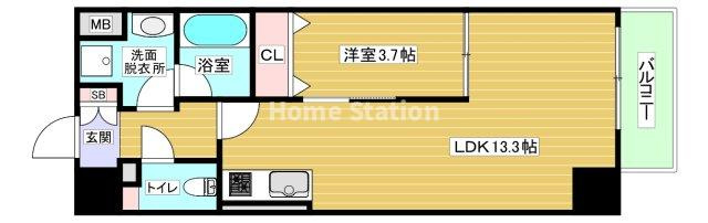 【間取り】 | サルナート海老江