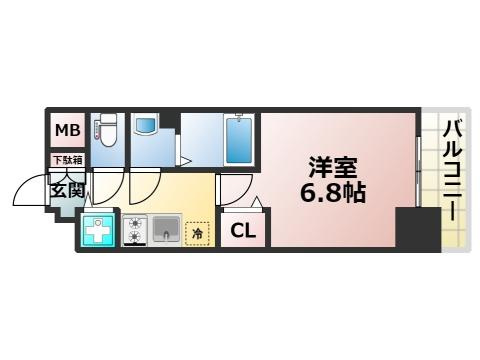 【間取り】 | プレサンス塚本グランゲート