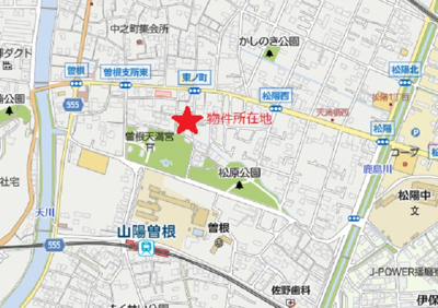 【地図】 | 曽根町売り土地