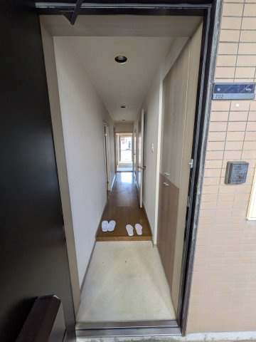 エクセル稲田の玄関