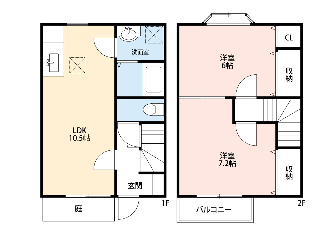 river side court2002　　刈谷市の賃貸ならクラスホーム刈谷店の間取り