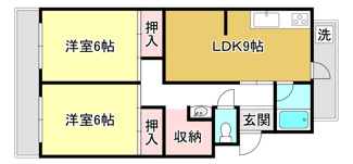 【間取り】 | クレスト天神