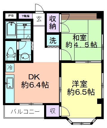 東光ハイムの間取り