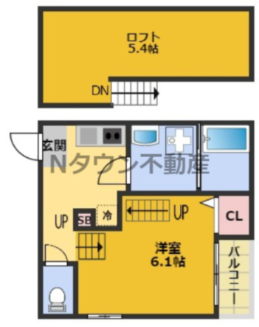 【間取り】 | ダフォディル | 間取りです