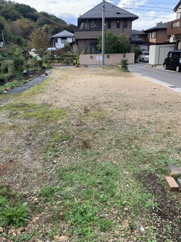 土地　芥見6丁目の外観|東から西に向かって