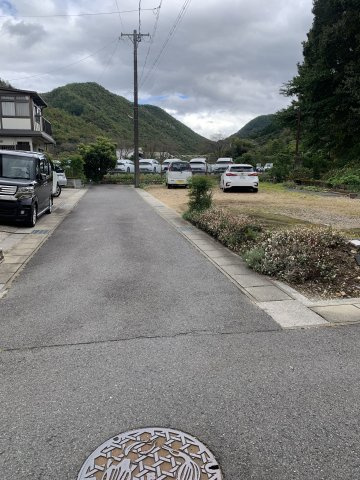 土地　芥見6丁目の前面道路含む現地写真|北側道路　西より撮影