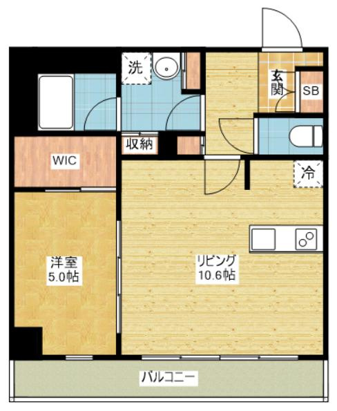 パークアクシス名古屋山王一丁目｜名古屋市の賃貸ならMy賃貸の間取り|パークアクシス名古屋山王一丁目