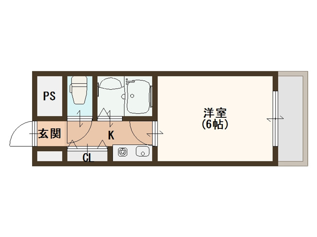 【間取り】 | ヒルズハイツ嶺