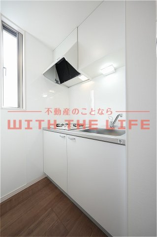 ADC津福ラシュレ【キャンペーン対象物件】のキッチン|コンパクトなキッチンで掃除もラクラク