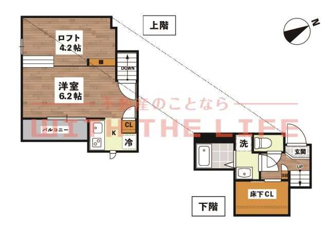 ADC津福ラシュレ【キャンペーン対象物件】の間取り