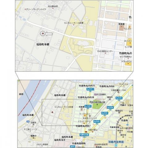 羽島福寿本郷住居付店舗事務所の外観