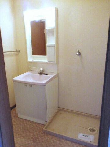 サイレントパレス一条の洗面所|ゆったりとスペースのある洗面所