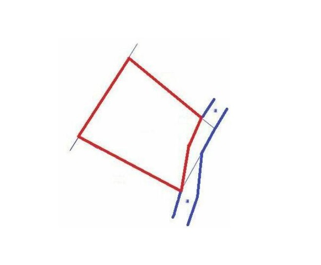 坪川公園を散策できる67坪の落合土地の土地図