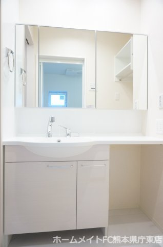 上益城郡御船町大字滝川のアパートの独立洗面台