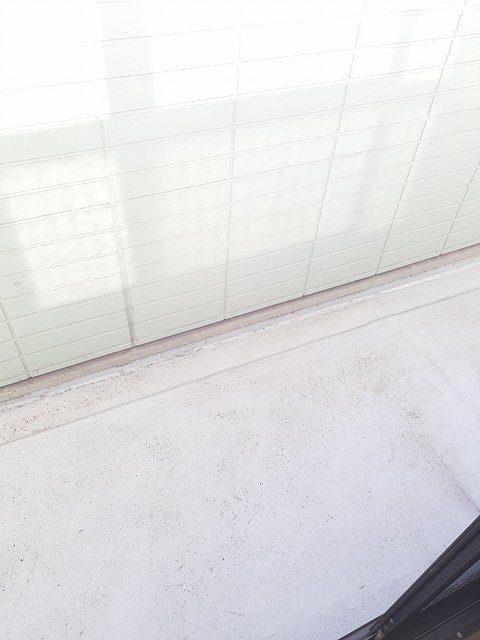 ドミールエスポアのバルコニー