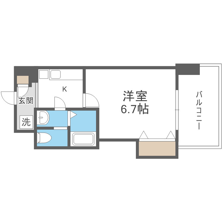 Luxeドーム前Ⅱの間取り