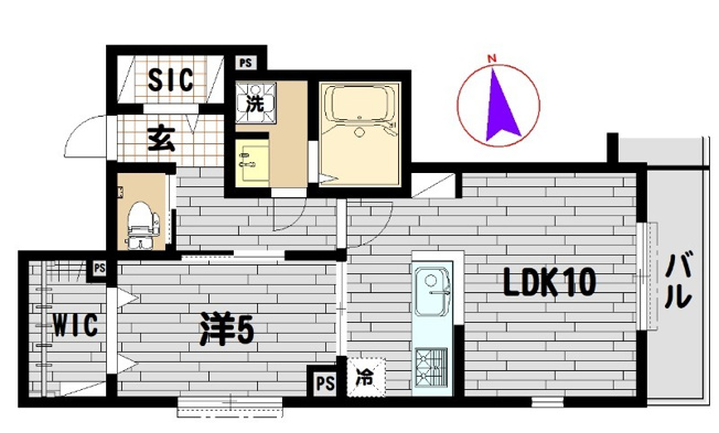 【間取り】 | Laplage材木座(ラプラージュザイモクザ)