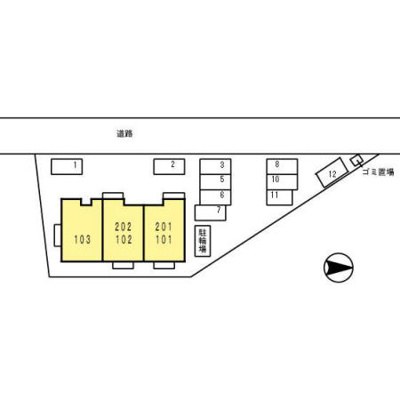 【区画図】 | フルールエクラ