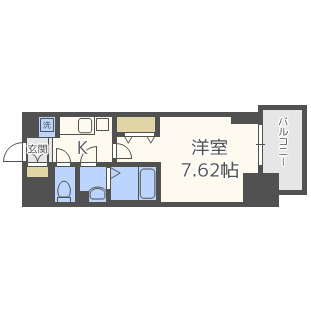 Luxe天神橋の間取り