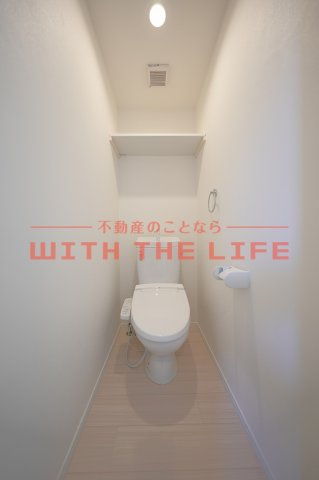 エクシア久留米大学駅前【キャッシュバック対象物件】のトイレ|落ち着いたトイレです
