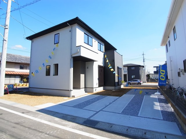 新築　KIS北群馬郡吉岡町２２期　１号棟の駐車場|現地写真　並列駐車2台可能です！