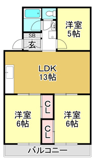 【間取り】 | グレイス堅田