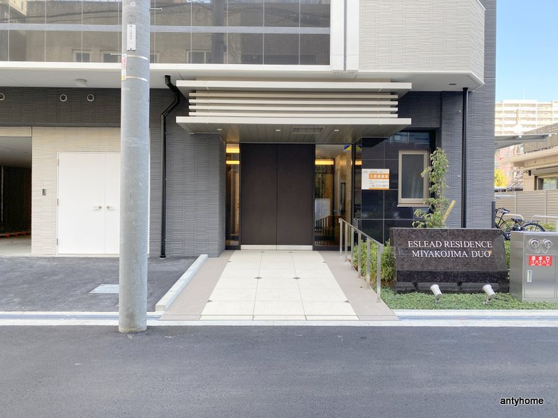 エスリードレジデンス都島デュオ 仲介手数料無料のエントランス