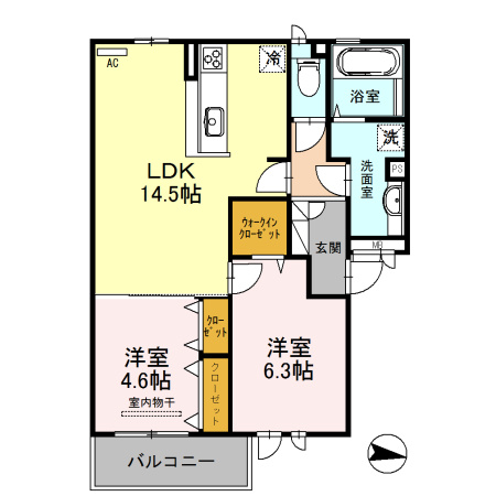 【間取り】 | カーサ フジ