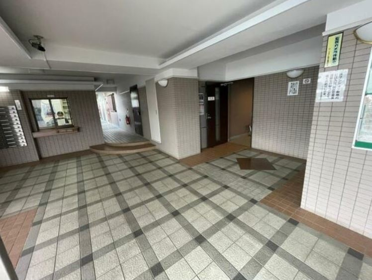 リーベスト取手のエントランス
