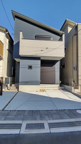 箕面市桜５丁目の新築一戸建の外観|2号棟