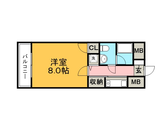 ローズガーデンⅠ【キャッシュバック対象物件】の間取り