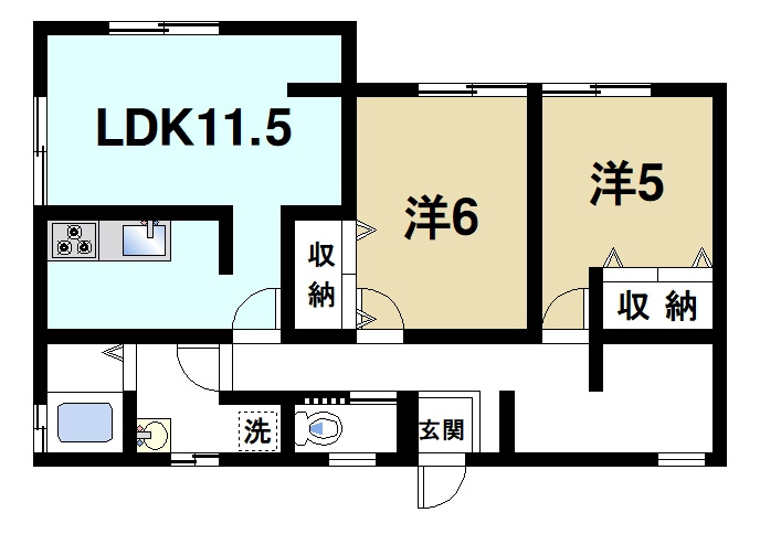 太閤荘の間取り