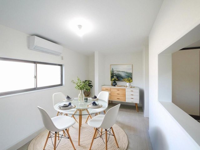 太閤荘の居間・リビング|CGで家具等を配置したもので家具等は含まれません。