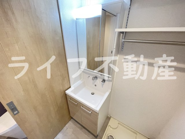 ムーンヒルズ大阪の独立洗面台|使いやすい独立洗面台です