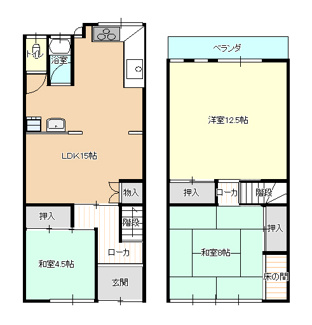 【間取り】 | 栄町2丁目中古戸建