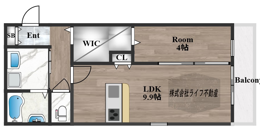 Vier Casa Aの間取り