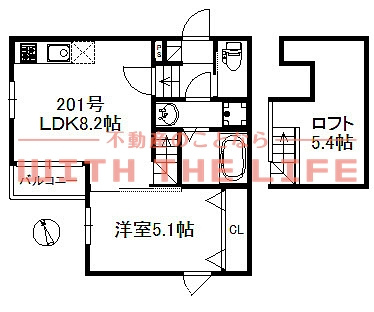モアメゾン中央公園前【キャッシュバック対象物件】の間取り