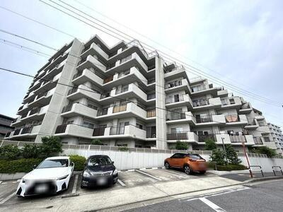 【外観】 | 一社台スカイマンション【仲介手数料無料】名東小学校　神丘中学校 | リノベーション済み
保証付きマンションです