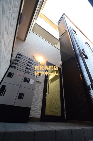 大阪市西成区千本中２丁目のアパートのエントランス|エントランスです