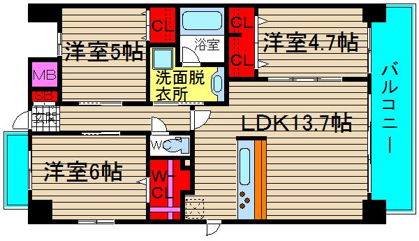 ソルグランデの間取り