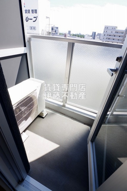 ArtizA浅間町のバルコニー