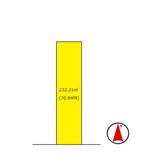 【土地図】 | 本町６丁目売土地　850万円