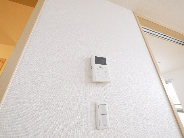 グランツ大和のセキュリティ|モニター付きインターホンです