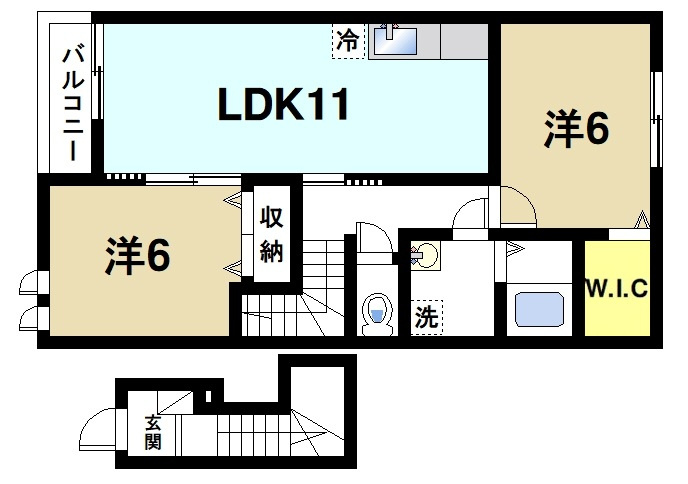 グランツ大和の間取り|快適な居室と豊富な収納があります